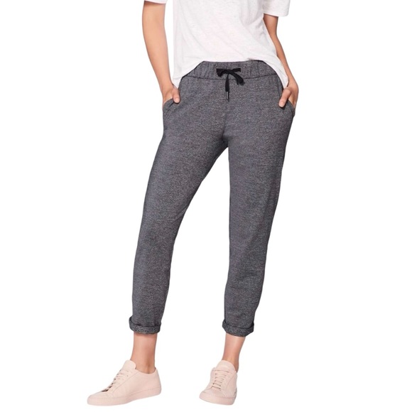 Lululemon On The Fly Pant *28" Heathered Black Size 6 - Picture 4 of 13